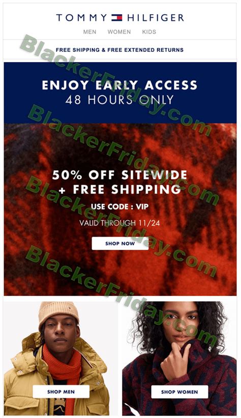 tommy hilfiger black friday sale